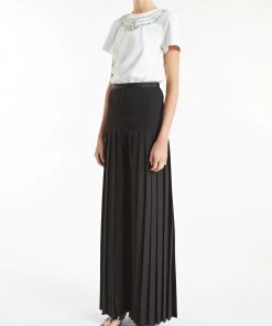 Huishan Zhang MARIELLA TROUSER BLACK CREPE 9 Huishan Zhang MARIELLA TROUSER BLACK CREPE