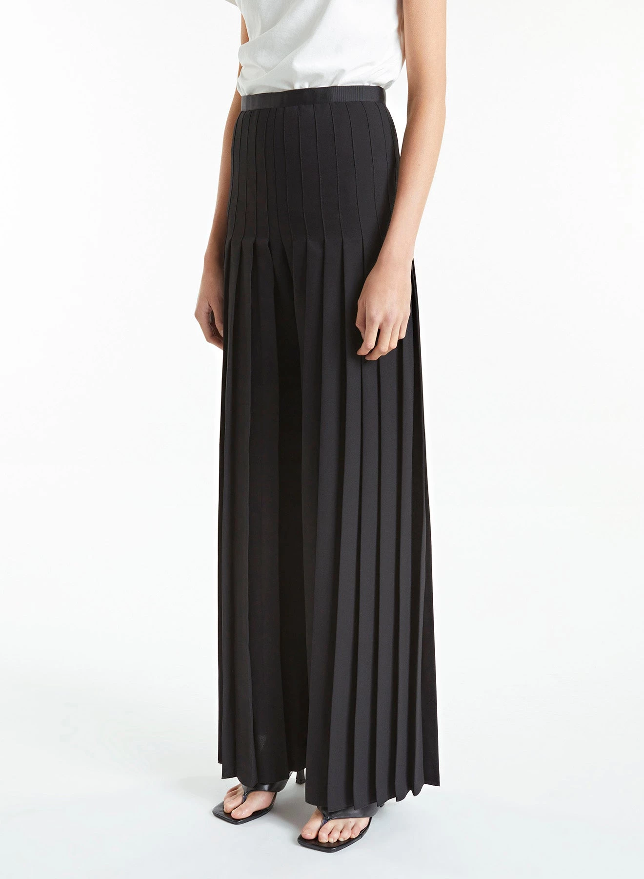 Huishan Zhang MARIELLA TROUSER BLACK CREPE 5 Huishan Zhang MARIELLA TROUSER BLACK CREPE