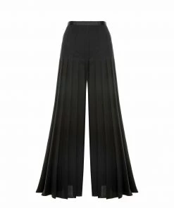 Huishan Zhang MARIELLA TROUSER BLACK CREPE