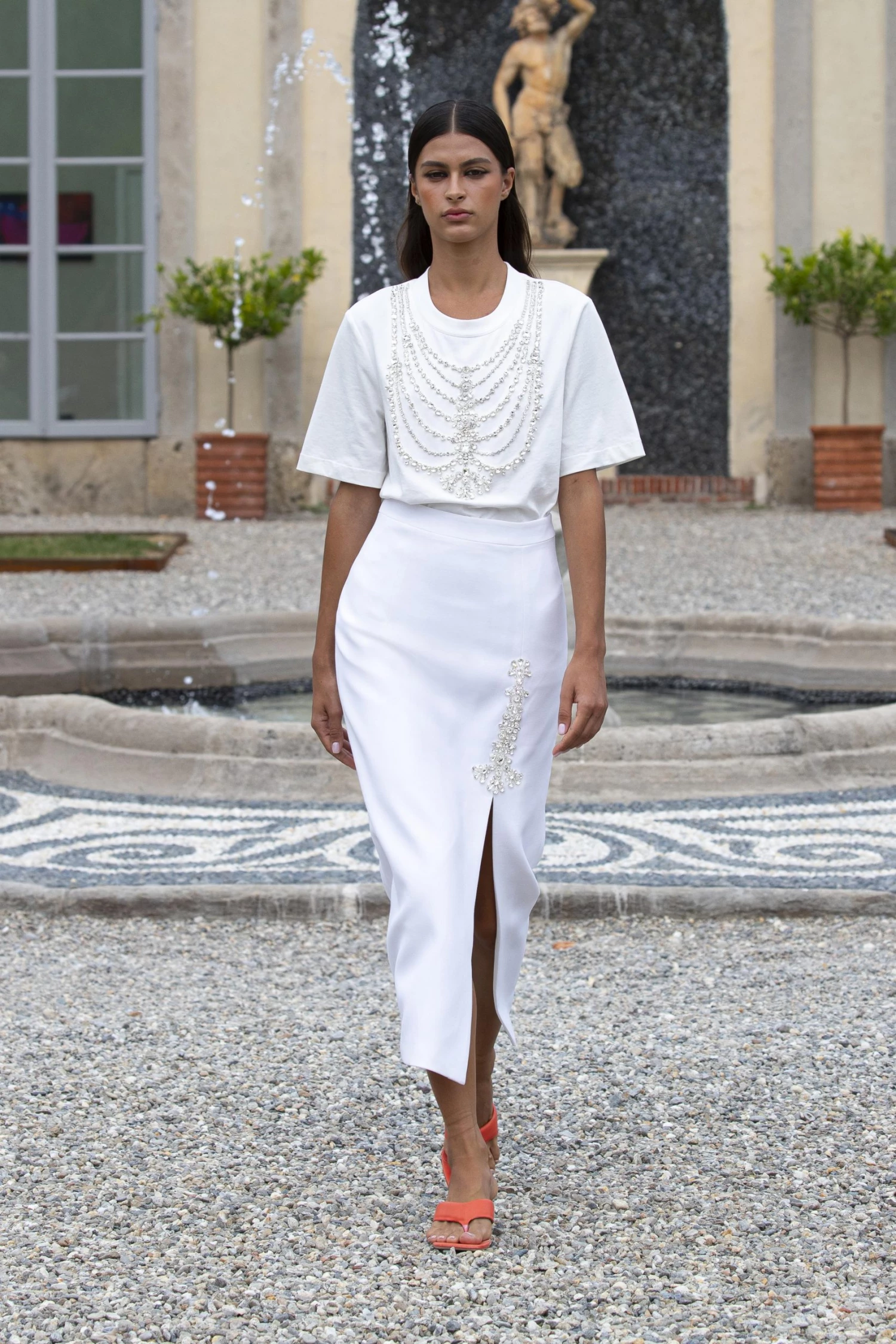 Huishan Zhang STINA TOP WHITE COTTON 6 Huishan Zhang STINA TOP WHITE COTTON