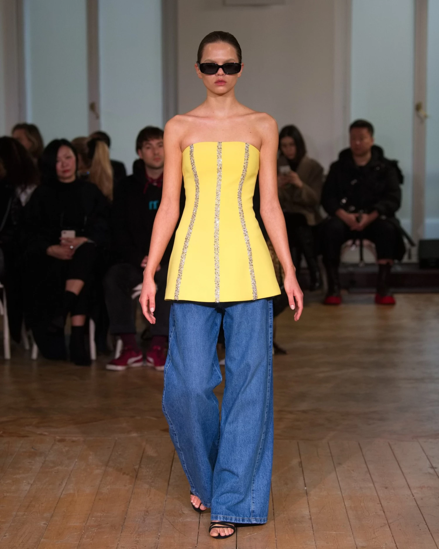 Huishan Zhang *PRE ORDER* PORTIA TOP YELLOW CREPE 6 Huishan Zhang *PRE ORDER* PORTIA TOP YELLOW CREPE