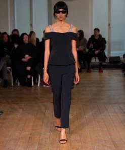 Huishan Zhang *PRE ORDER* JENNA TOP BLACK CREPE 11 Huishan Zhang *PRE ORDER* JENNA TOP BLACK CREPE