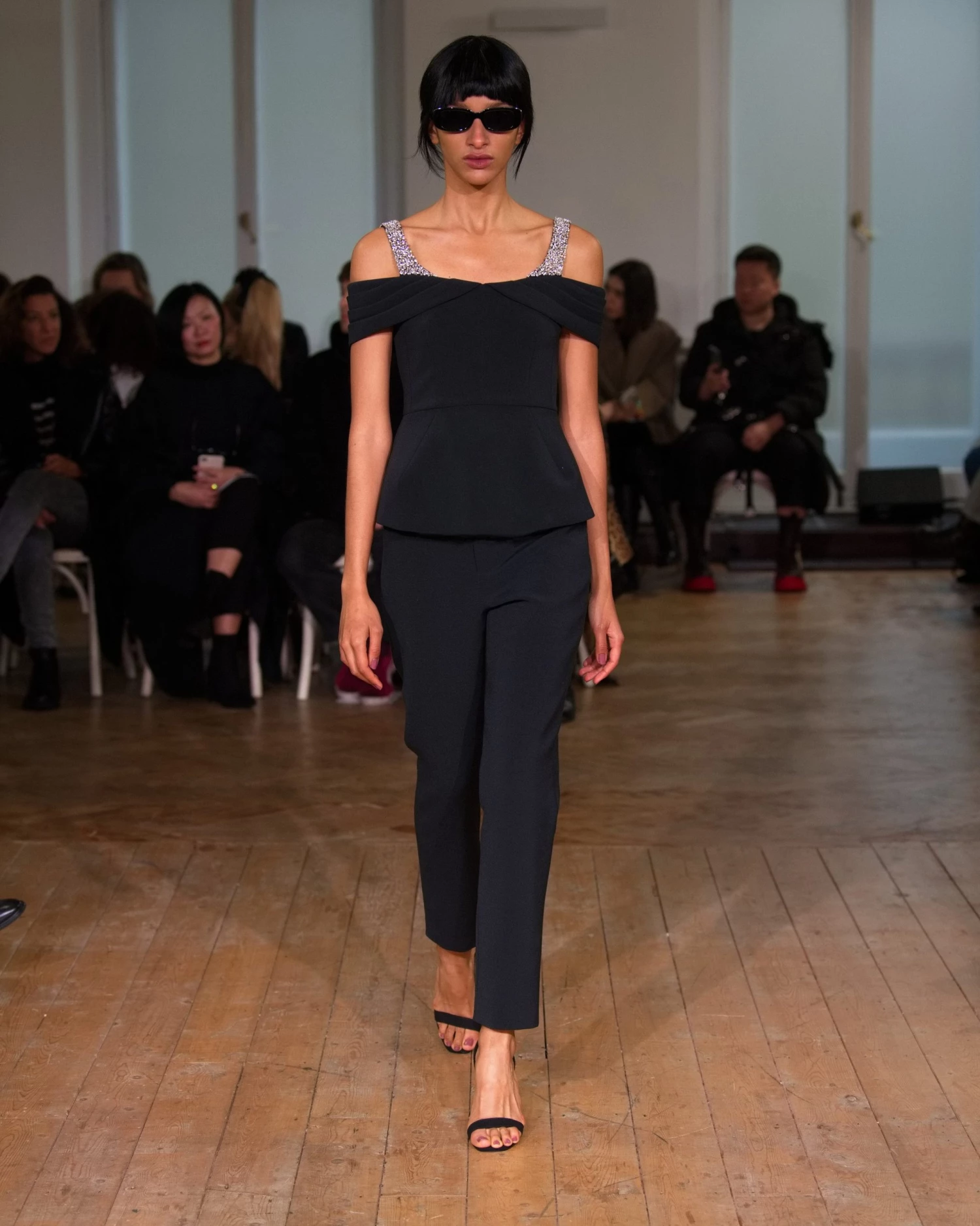 Huishan Zhang *PRE ORDER* JENNA TOP BLACK CREPE 6 Huishan Zhang *PRE ORDER* JENNA TOP BLACK CREPE