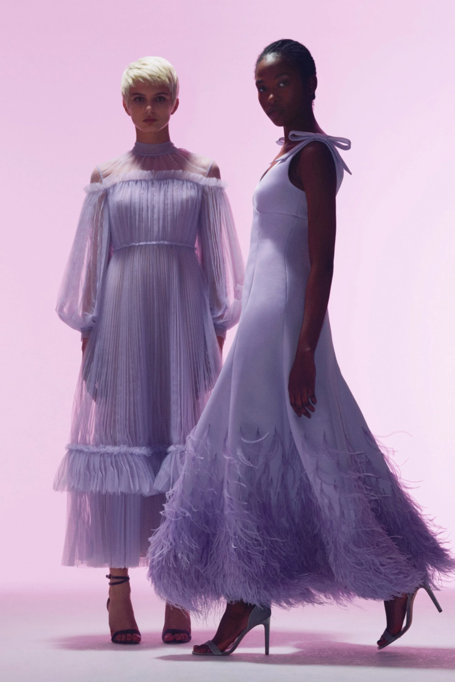 Huishan Zhang ALICIA DRESS LILAC TULLE NEW SEASON 6 Huishan Zhang ALICIA DRESS LILAC TULLE NEW SEASON