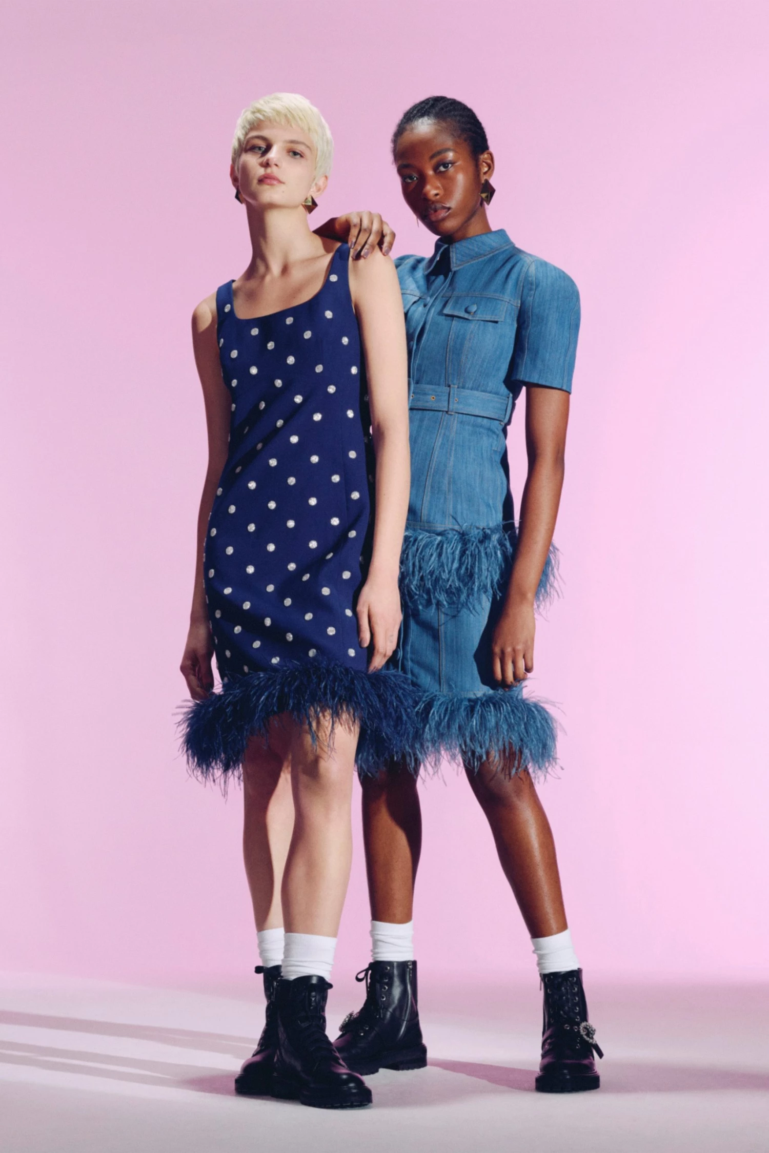 Huishan Zhang NEW SEASON *PRE ORDER* TWIGGY DRESS NAVY BLUE CREPE 9 Huishan Zhang NEW SEASON *PRE ORDER* TWIGGY DRESS NAVY BLUE CREPE