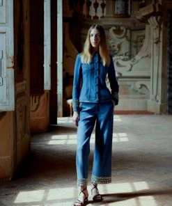 Huishan Zhang CORA JACKET BLUE DENIM 13 Huishan Zhang CORA JACKET BLUE DENIM