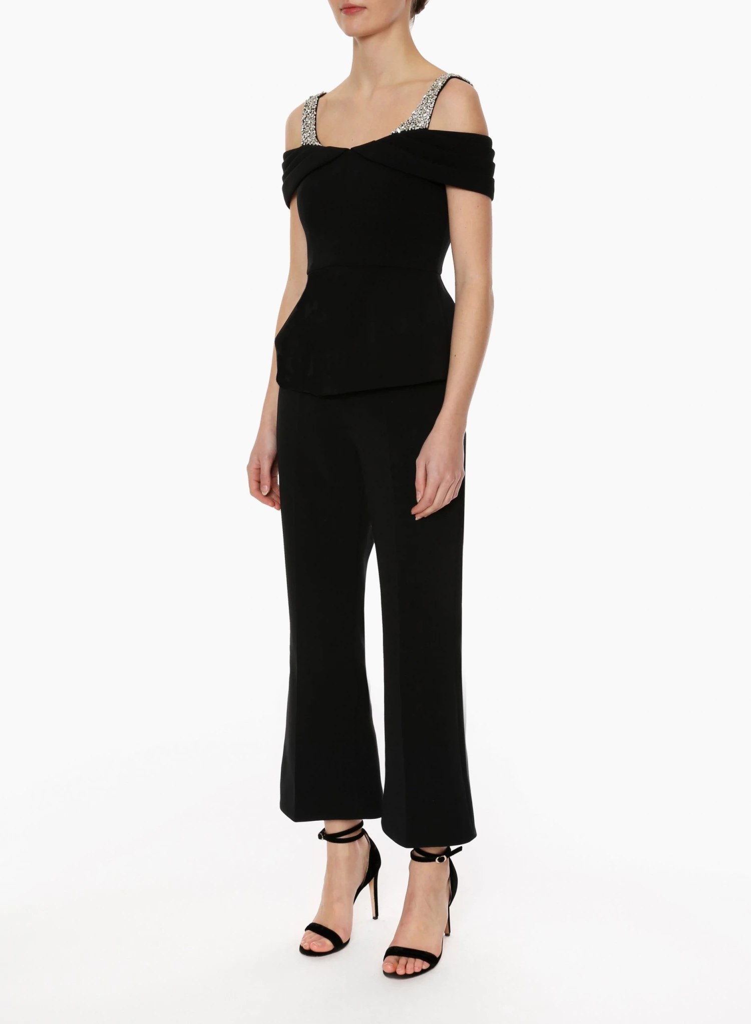 Huishan Zhang *PRE ORDER* JENNA TOP BLACK CREPE 3 Huishan Zhang *PRE ORDER* JENNA TOP BLACK CREPE