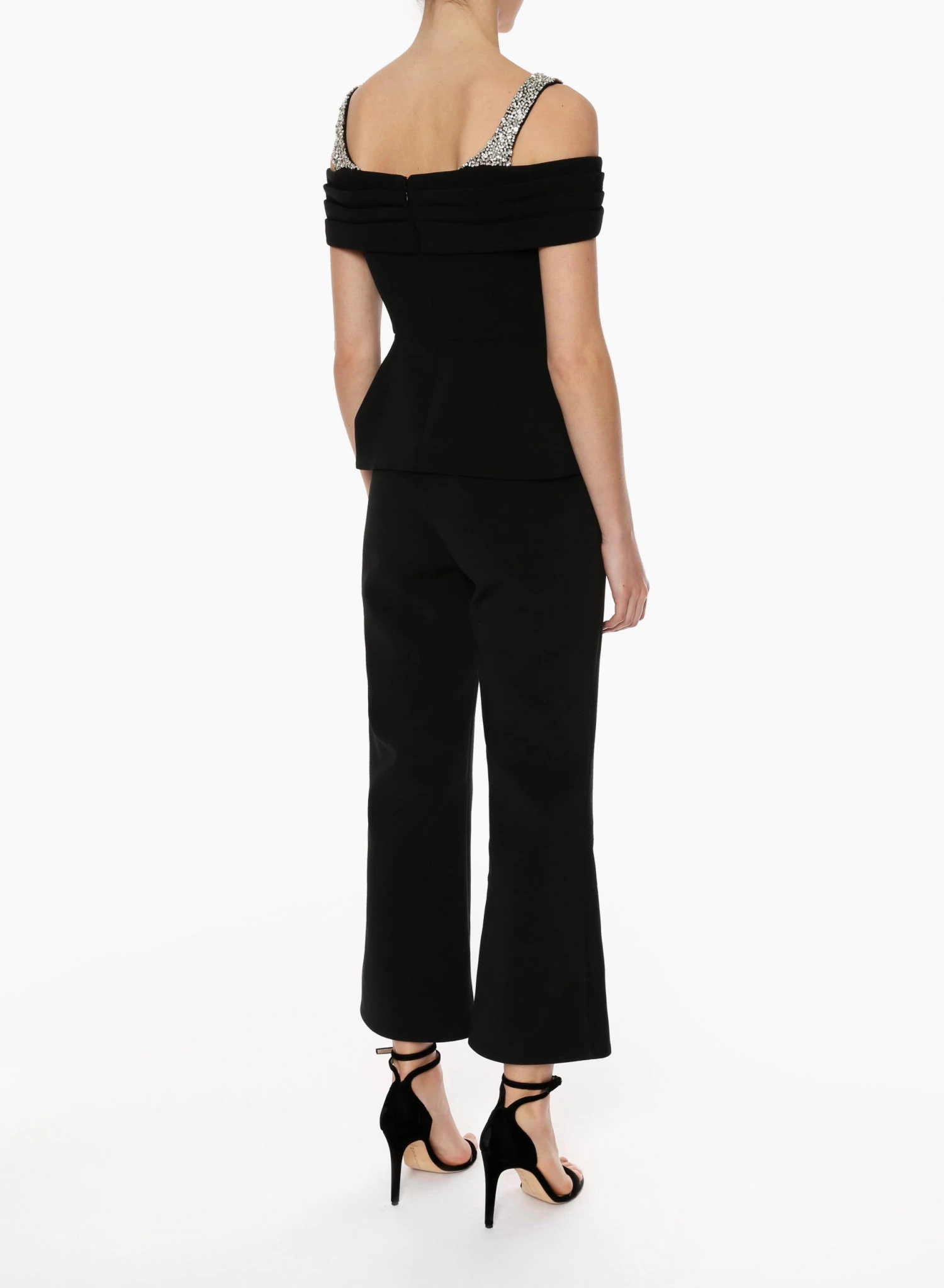 Huishan Zhang *PRE ORDER* JENNA TOP BLACK CREPE 4 Huishan Zhang *PRE ORDER* JENNA TOP BLACK CREPE