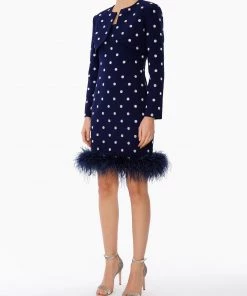 Huishan Zhang *PRE ORDER* LOIS JACKET NAVY CREPE NEW SEASON