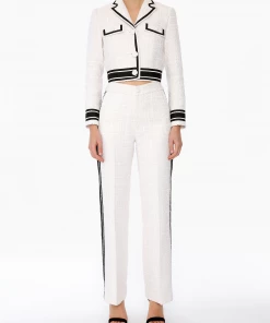 Huishan Zhang RAVI TROUSERS WHITE TWEED
