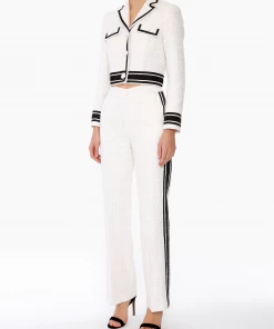 Huishan Zhang RAVI TROUSERS WHITE TWEED