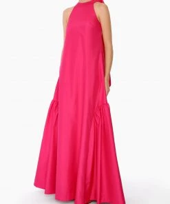 Huishan Zhang MIRO GOWN HOT PINK TAFFETA NEW SEASON 8 Huishan Zhang MIRO GOWN HOT PINK TAFFETA NEW SEASON