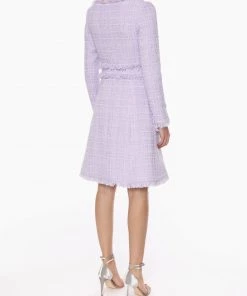 Huishan Zhang *PRE ORDER* NATASHA DRESS LILAC TWEED