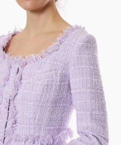 Huishan Zhang *PRE ORDER* NATASHA DRESS LILAC TWEED