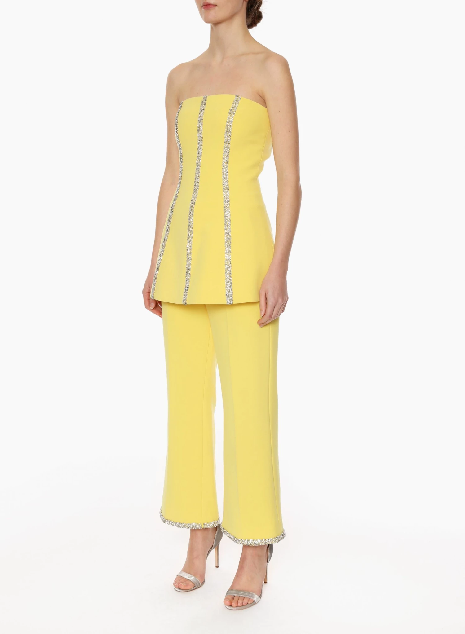 Huishan Zhang *PRE ORDER* PORTIA TOP YELLOW CREPE 3 Huishan Zhang *PRE ORDER* PORTIA TOP YELLOW CREPE