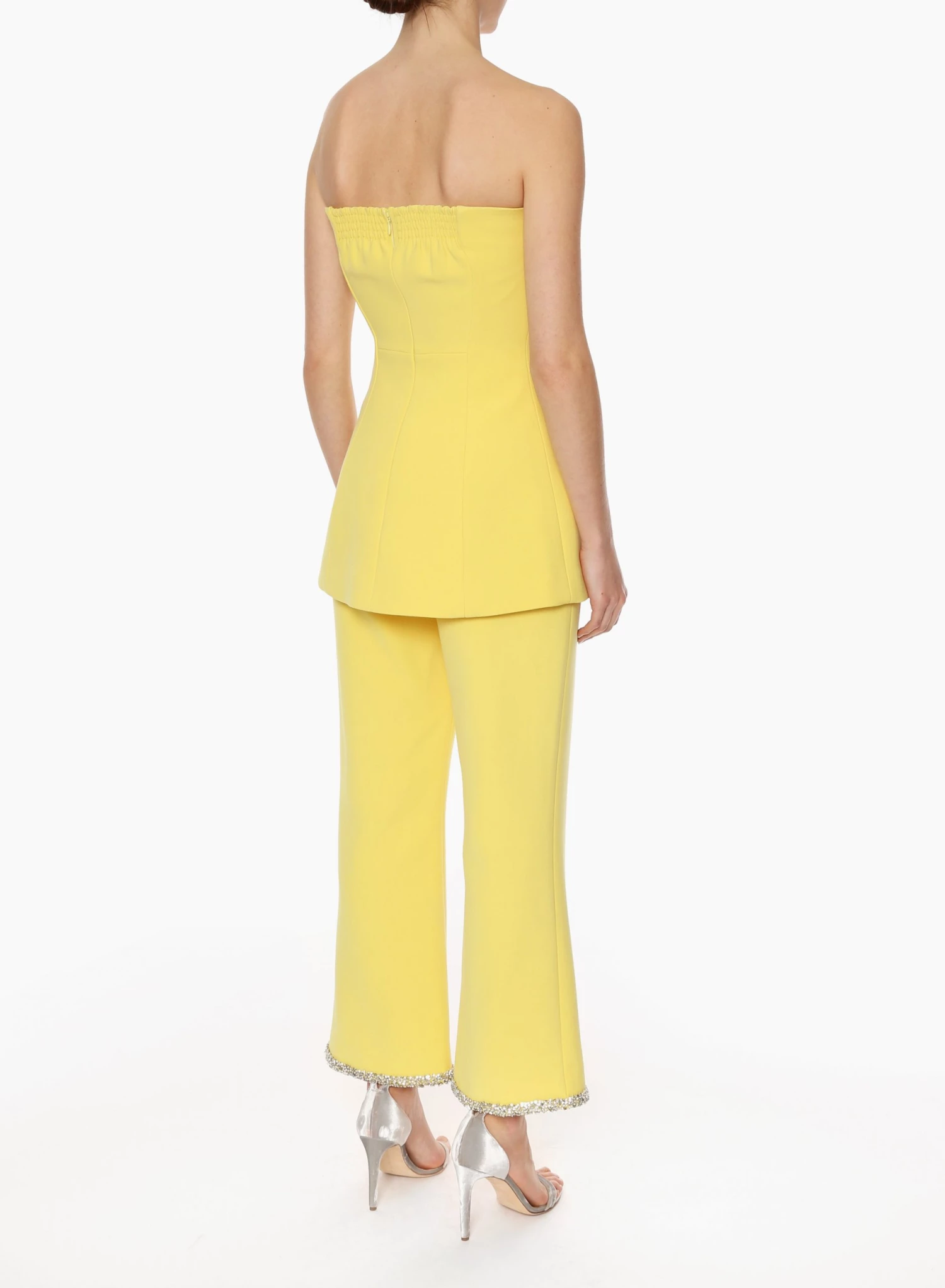 Huishan Zhang *PRE ORDER* PORTIA TOP YELLOW CREPE 4 Huishan Zhang *PRE ORDER* PORTIA TOP YELLOW CREPE