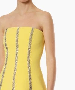 Huishan Zhang *PRE ORDER* PORTIA TOP YELLOW CREPE 10 Huishan Zhang *PRE ORDER* PORTIA TOP YELLOW CREPE