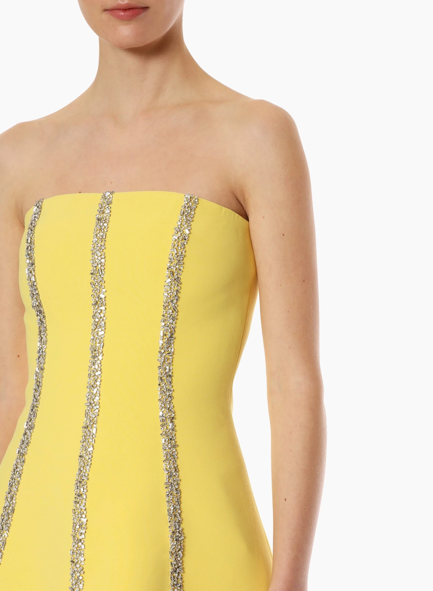 Huishan Zhang *PRE ORDER* PORTIA TOP YELLOW CREPE 5 Huishan Zhang *PRE ORDER* PORTIA TOP YELLOW CREPE