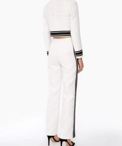 Huishan Zhang RAVI TROUSERS WHITE TWEED