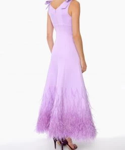 Huishan Zhang NEW SEASON *PRE ORDER* RIKKA DRESS LILAC DUCHESSE