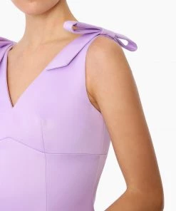 Huishan Zhang NEW SEASON *PRE ORDER* RIKKA DRESS LILAC DUCHESSE