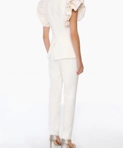 Huishan Zhang *PRE ORDER* ROSITA JACKET WHITE CREPE 8 Huishan Zhang *PRE ORDER* ROSITA JACKET WHITE CREPE