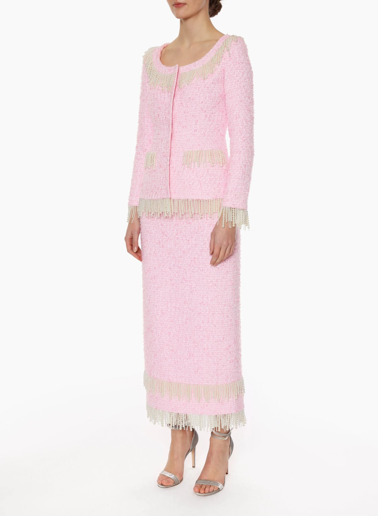 Huishan Zhang *PRE ORDER* SYDNEY JACKET PINK TWEED 3 Huishan Zhang *PRE ORDER* SYDNEY JACKET PINK TWEED