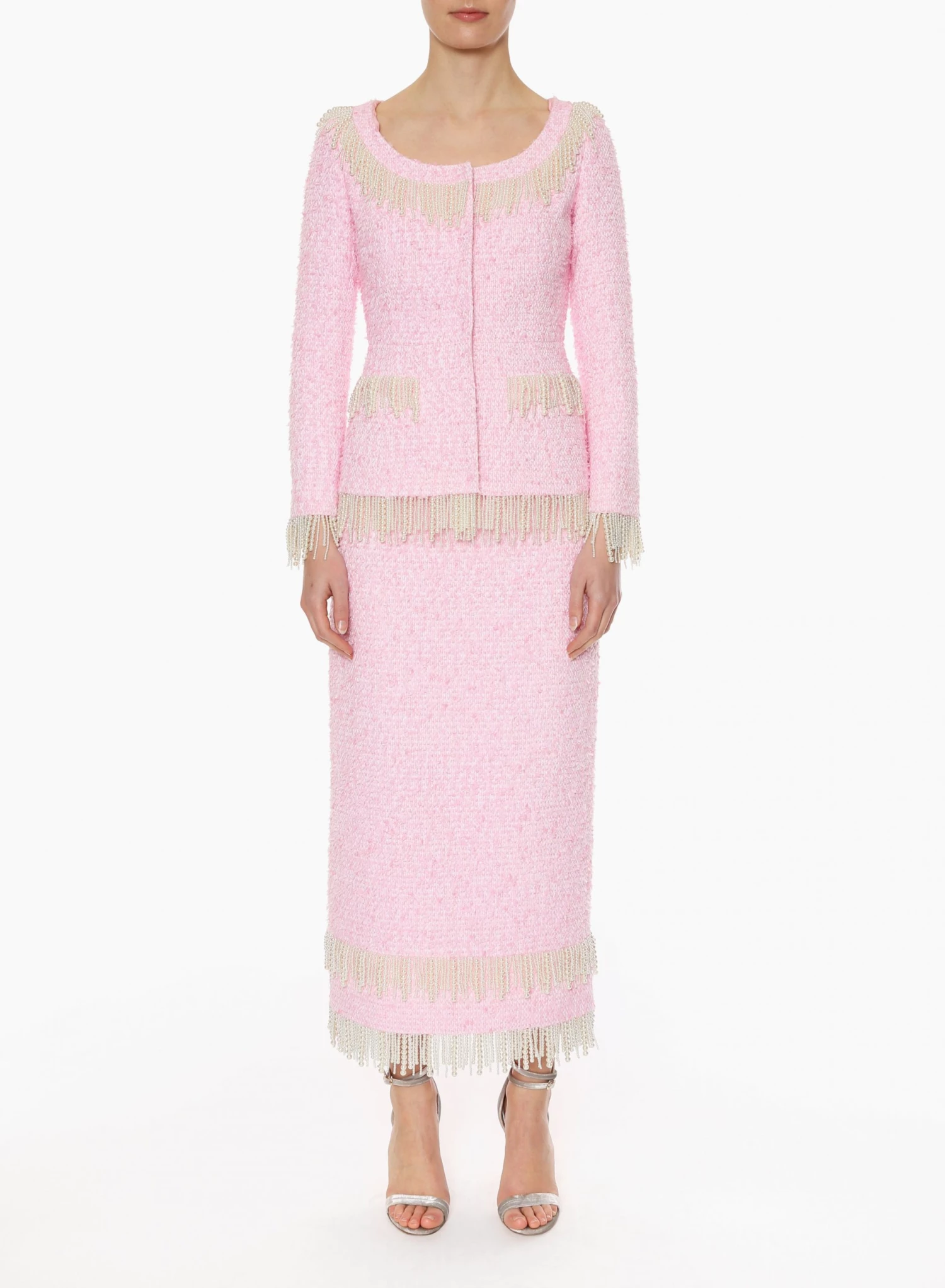 Huishan Zhang *PRE ORDER* SYDNEY JACKET PINK TWEED 2 Huishan Zhang *PRE ORDER* SYDNEY JACKET PINK TWEED