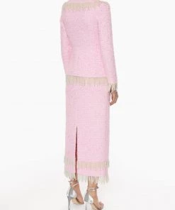 Huishan Zhang *PRE ORDER* SYDNEY JACKET PINK TWEED 9 Huishan Zhang *PRE ORDER* SYDNEY JACKET PINK TWEED