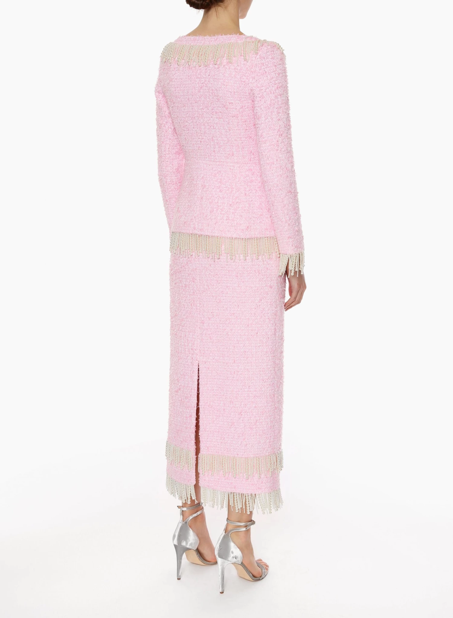 Huishan Zhang *PRE ORDER* SYDNEY JACKET PINK TWEED 5 Huishan Zhang *PRE ORDER* SYDNEY JACKET PINK TWEED