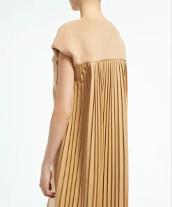 Huishan Zhang GIOVANNA COAT CAMEL WOOL JACKETS AND COATS