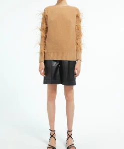Huishan Zhang *PRE ORDER* ELODIE JUMPER CAMEL CASHMERE