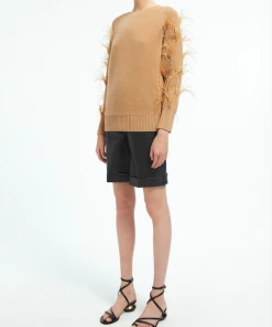 Huishan Zhang *PRE ORDER* ELODIE JUMPER CAMEL CASHMERE 8 Huishan Zhang *PRE ORDER* ELODIE JUMPER CAMEL CASHMERE
