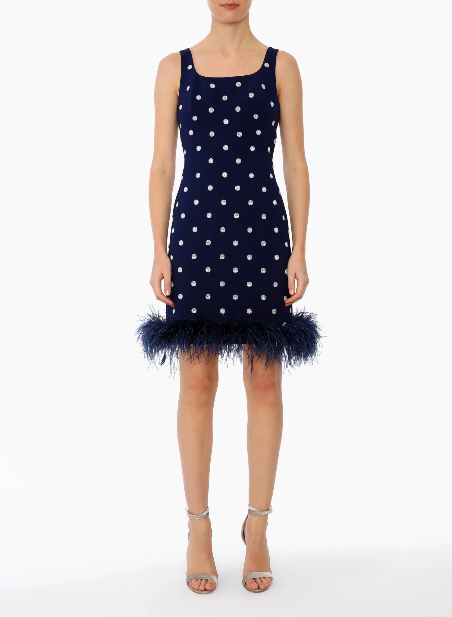 Huishan Zhang NEW SEASON *PRE ORDER* TWIGGY DRESS NAVY BLUE CREPE 2 Huishan Zhang NEW SEASON *PRE ORDER* TWIGGY DRESS NAVY BLUE CREPE