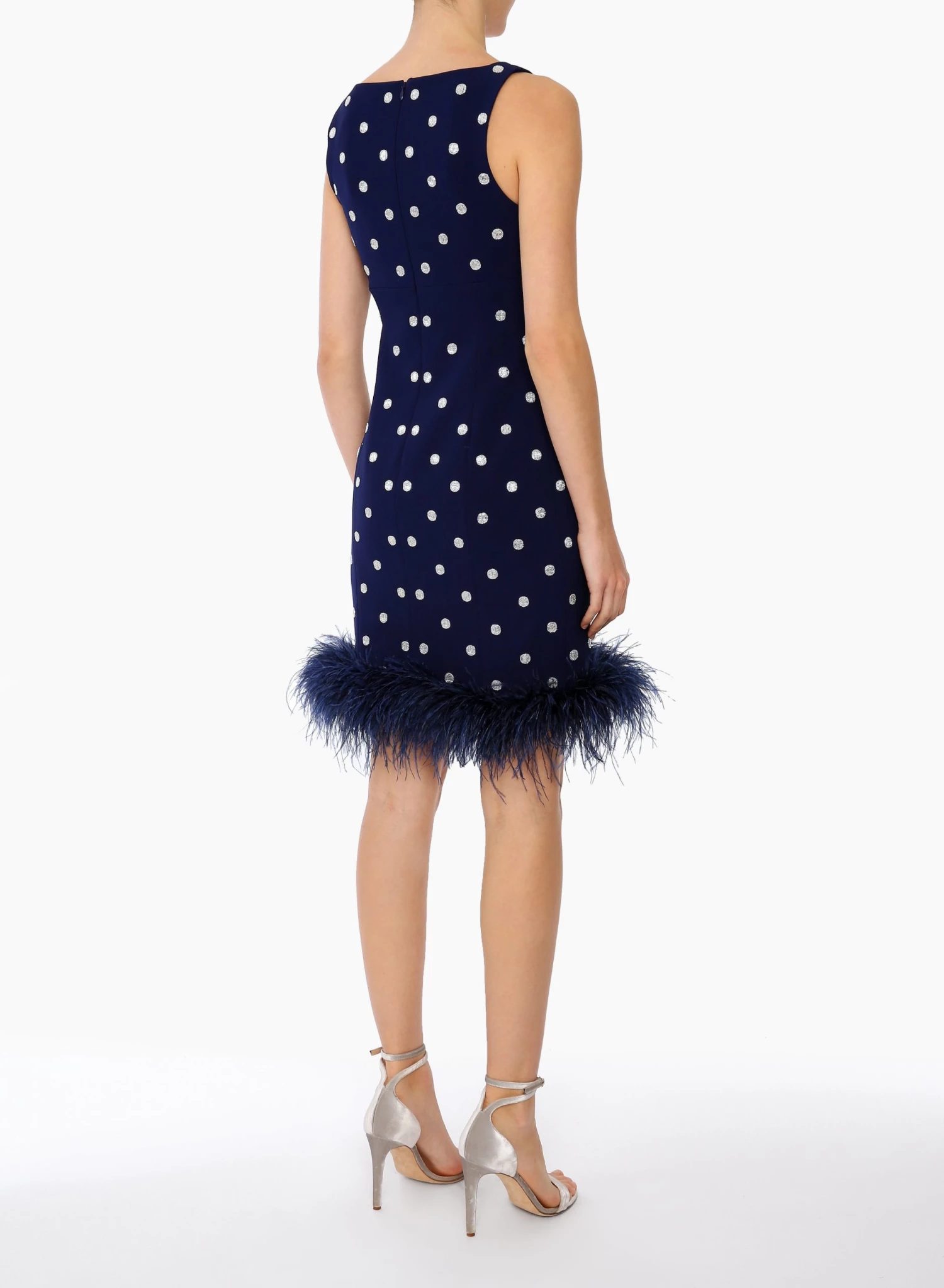 Huishan Zhang NEW SEASON *PRE ORDER* TWIGGY DRESS NAVY BLUE CREPE 4 Huishan Zhang NEW SEASON *PRE ORDER* TWIGGY DRESS NAVY BLUE CREPE