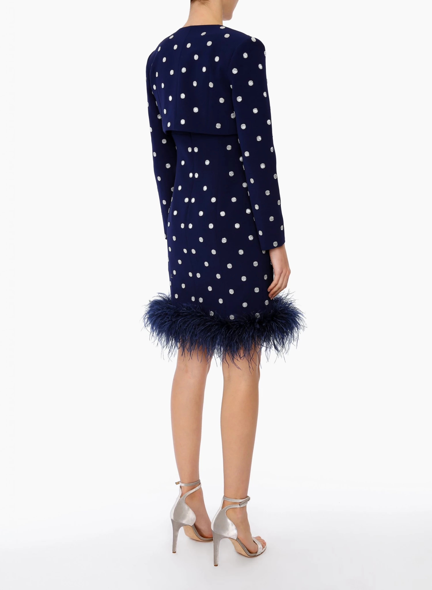 Huishan Zhang NEW SEASON *PRE ORDER* TWIGGY DRESS NAVY BLUE CREPE 6 Huishan Zhang NEW SEASON *PRE ORDER* TWIGGY DRESS NAVY BLUE CREPE