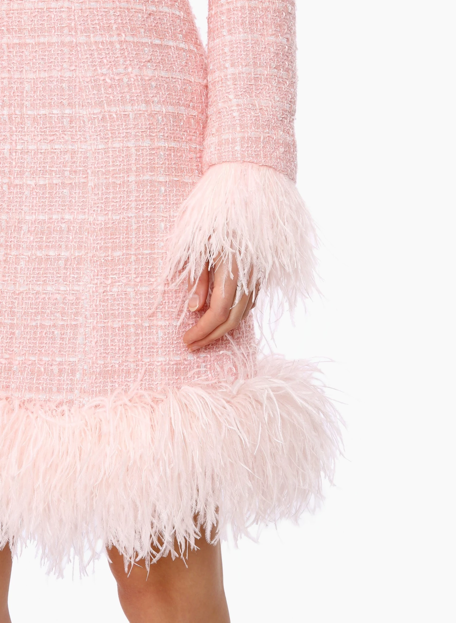 Huishan Zhang NEW SEASON VITA DRESS PINK TWEED 5 Huishan Zhang NEW SEASON VITA DRESS PINK TWEED